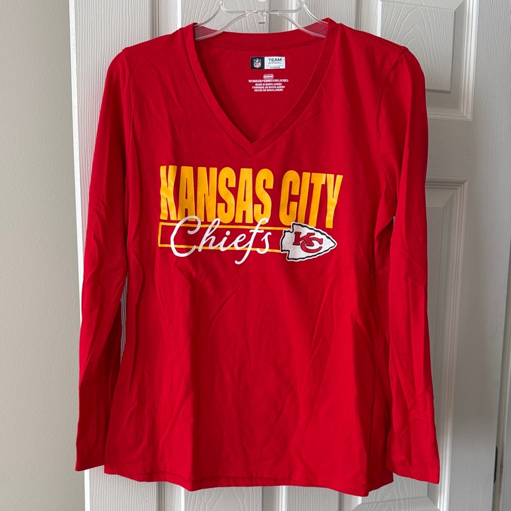 NFL Kansas City Chiefs Red Long Sleeve Tee
